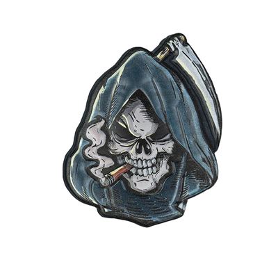 Patch 3D Totenkopf - GRIM REAPER velcro