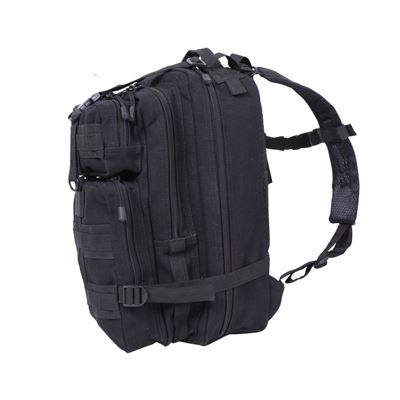 Rucksack TACTICANVAS GO PACK Leinen SCHWARZ