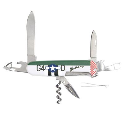 Klappmesser P-51 MUSTANG multifunktionsfähig WWII Serie