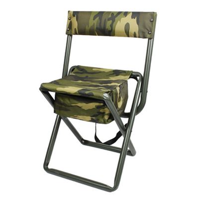 Klapphocker mit Tasche QUIET CAMO WOODLAND