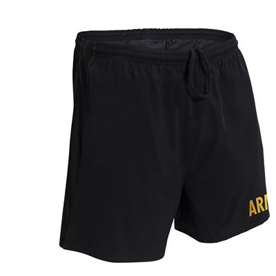 Shorts mit Aufschrift ARMY SCHWARZ