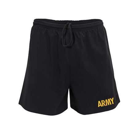 Shorts mit Aufschrift ARMY SCHWARZ