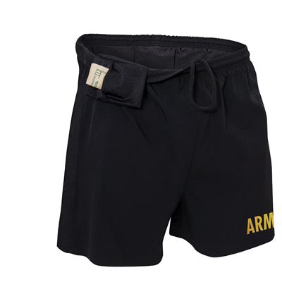 Shorts mit Aufschrift ARMY SCHWARZ