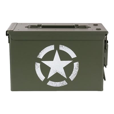 Munitionskiste CAL.50 mit Allied Star GRÜN