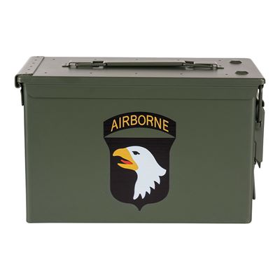 Munitionskiste CAL.50 mit 101st Airborne GRÜN