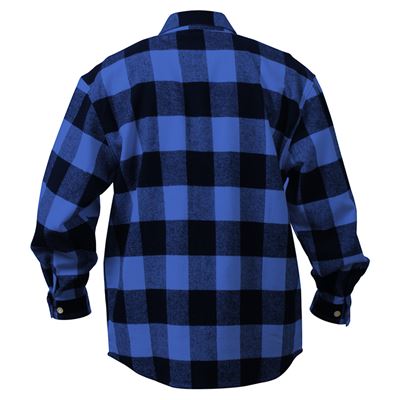 Holzfällerhemd FLANNEL kariert BLAU