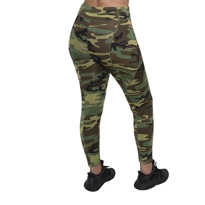 Damenleggings WORKOUT mit Hosentaschen WOODLAND