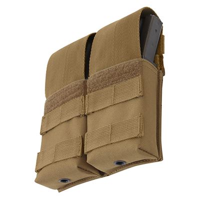 Pistol Mag Pouch MOLLE 2 Mags M16 COYOTE