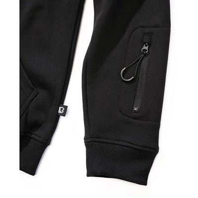 Taktisches Sweatshirt mit Reißverschluss und Kapuze „Tactical Sweat Jacket“ SCHWARZ BRANDIT 5033-11002 4