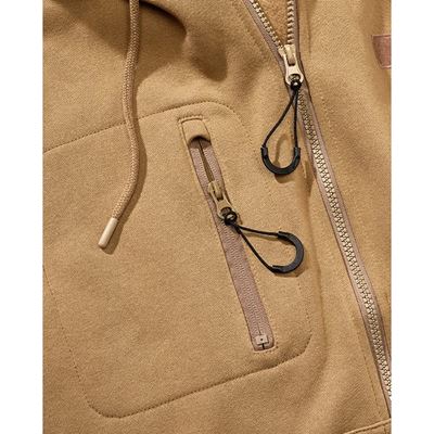Taktisches Sweatshirt mit Reißverschluss und Kapuze „Tactical Sweat Jacket“ COYOTE BRANDIT 5033-20070 3