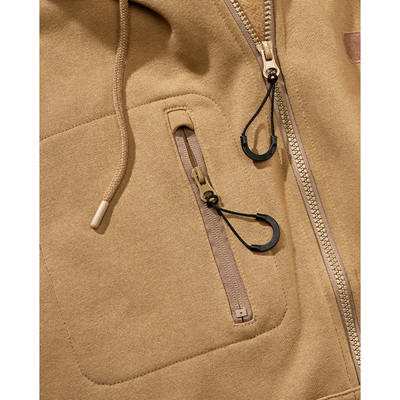 Taktisches Sweatshirt mit Reißverschluss und Kapuze „Tactical Sweat Jacket“ COYOTE BRANDIT 5033-20070 2