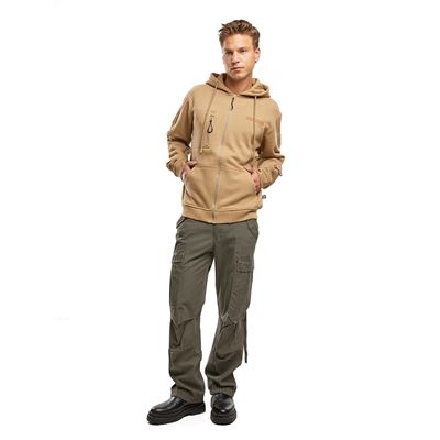 Taktisches Sweatshirt mit Reißverschluss und Kapuze „Tactical Sweat Jacket“ COYOTE BRANDIT 5033-20070 7
