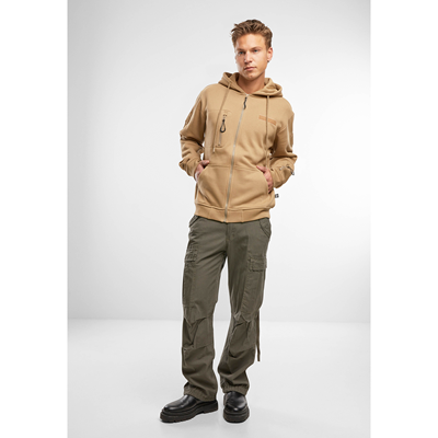 Taktisches Sweatshirt mit Reißverschluss und Kapuze „Tactical Sweat Jacket“ COYOTE BRANDIT 5033-20070 4