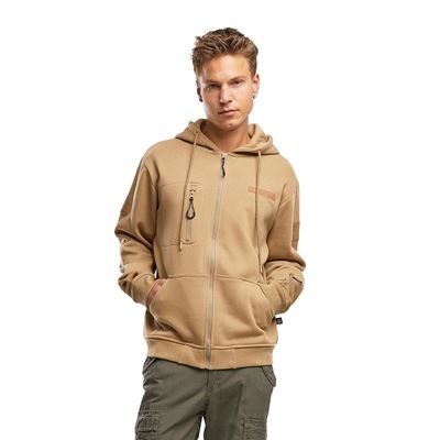 Taktisches Sweatshirt mit Reißverschluss und Kapuze „Tactical Sweat Jacket“ COYOTE BRANDIT 5033-20070 2