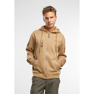 Taktisches Sweatshirt mit Reißverschluss und Kapuze „Tactical Sweat Jacket“ COYOTE BRANDIT 5033-20070 3