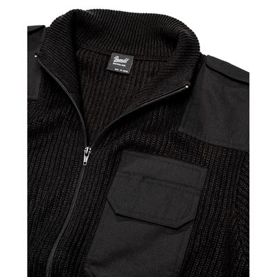 Pullover BW CARDIGAN SCHWARZ BRANDIT 5039-11002 2