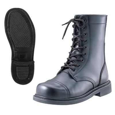 Schuhe US mit Stahlkappe COMBAT BLACK