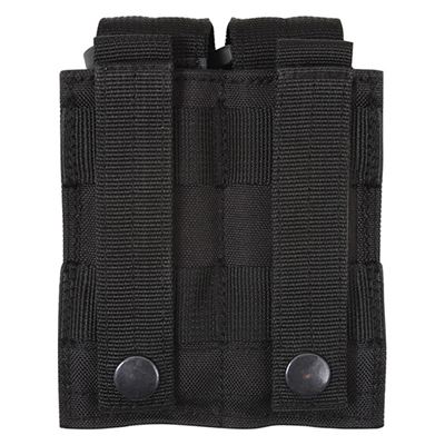 Pistol Mag Pouch MOLLE 2 Mags SCHWARZ