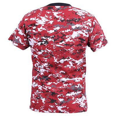 Tshirt DIGITAL RED CAMO