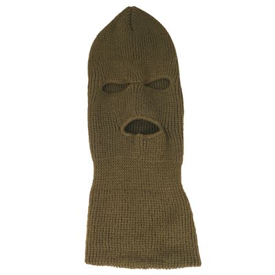 Sturmhaube mit drei Öffnungen gestrickt US COYOTE BROWN ROTHCO 5439 5