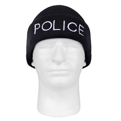 Strickmütze POLICE SCHWARZ