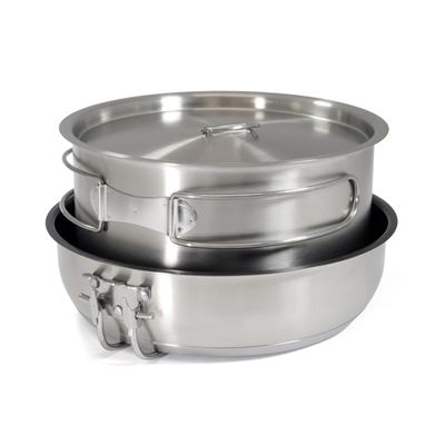 Outdoor-Kochgeschirr fünfteiliges Set Nerez Cooking Set „Non-Stick“ Origin Outdoors 557402 2