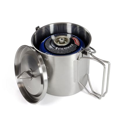 2-in-1-Topf mit Griffen und Deckel OUTDOOR 1000 ml EDELSTAHL Origin Outdoors 562093 4