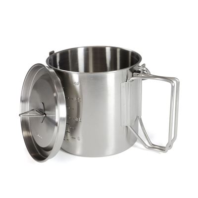 2-in-1-Topf mit Griffen und Deckel OUTDOOR 1000 ml EDELSTAHL Origin Outdoors 562093 3