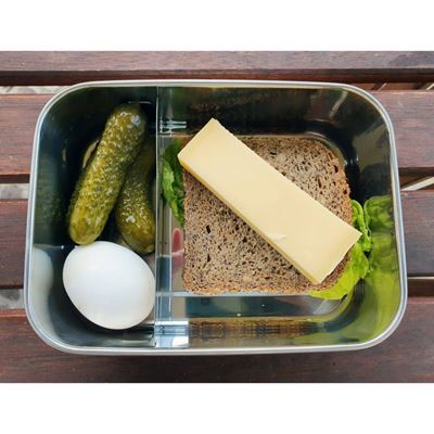 Edelstahl-Lunchbox mit Schneidebrett Lunchbox Bamboo-Clip Origin Outdoors 562104 3