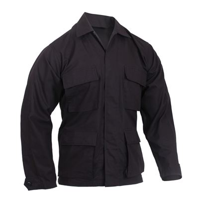 Bluse US-Typ BDU rip-stop SCHWARZ