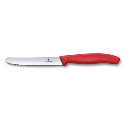 Messer für Tomaten 11cm ROT