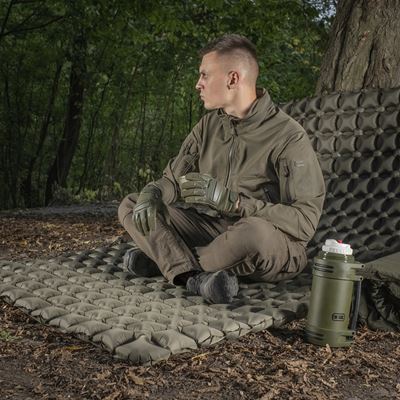 Aufblasbare Doppel-Isomatte Sleeping Pad 195 × 120 × 5 GRÜN M-TAC 60019001 3