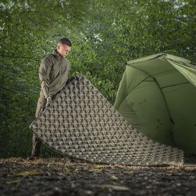Aufblasbare Doppel-Isomatte Sleeping Pad 195 × 120 × 5 GRÜN M-TAC 60019001 6