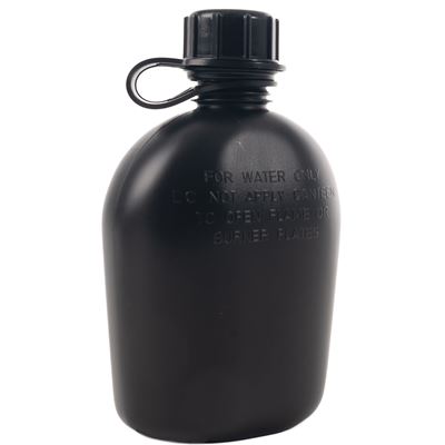 Flasche US 1Qt. plastik SCHWARZ