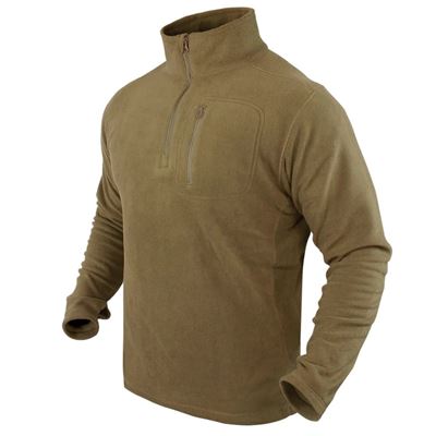 Fleecepullover CONDOR 1/4 ZIP COYOTE BROWN