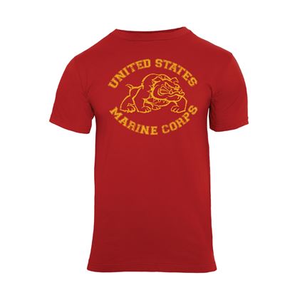 Tshirt VINTAGE U.S. MARINE BULLDOG ROT