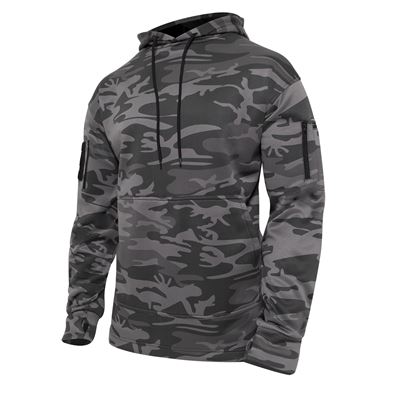 Pullover CONCEALED CARRY mit Kapuze BLACK CAMO