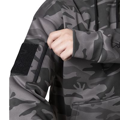 Pullover CONCEALED CARRY mit Kapuze BLACK CAMO