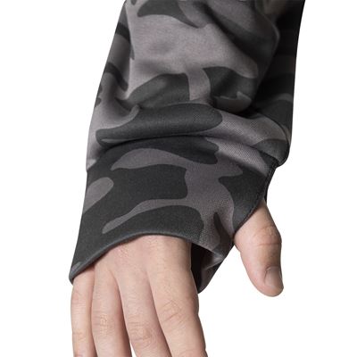 Pullover CONCEALED CARRY mit Kapuze BLACK CAMO