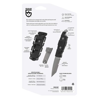 Messer KOTU™ Tanto COYOTE GEAR AID® 62045 11