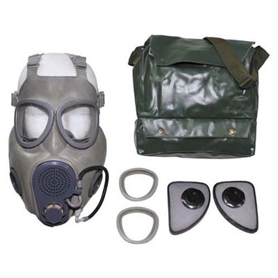 Gasmaske CZECH ARMY M10M mit Trinkschlauch und Hülle