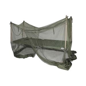 Britisches Moskitonetz 215 x 90 x 140 cm für Bett + Stangen, gebraucht