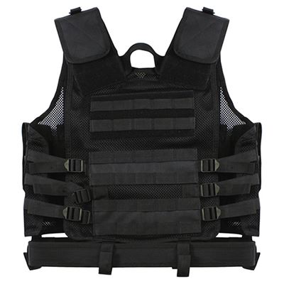 Taktische Weste CROSS DRAW MOLLE SCHWARZ