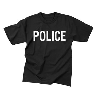 Tshirt POLICE SCHWARZ