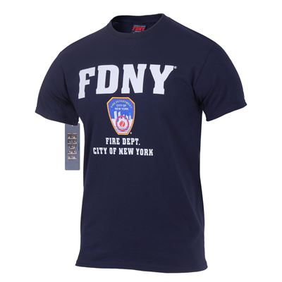 Tshirt FDNY Feuerwehr BLAU