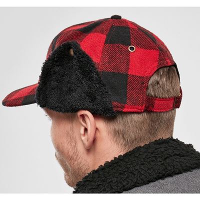 Wintermütze Lumberjack ROT/SCHWARZ