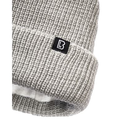 Strickmütze reflektierende GRAU BRANDIT 7028-12010 2
