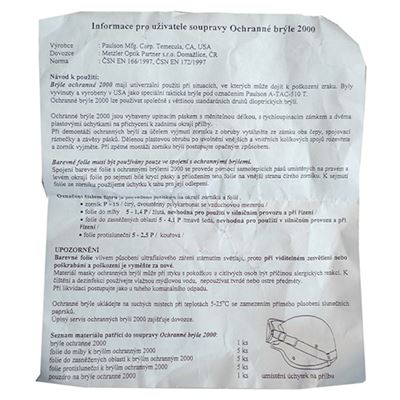 Taktische Brille US PAULSON 510-T gebraucht US Army  70675579-G 5