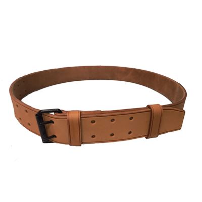 Französischer Zweireihergürtel M51 Leder BRAUN