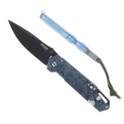 Klappmesser mit Multifunktionswerkzeug BLAU